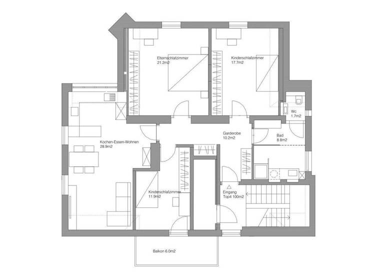 Wohnung zum Kauf 790.000 € 4 Zimmer 104,5 m² Brennerstraße 6b Wilten Innsbruck 6020