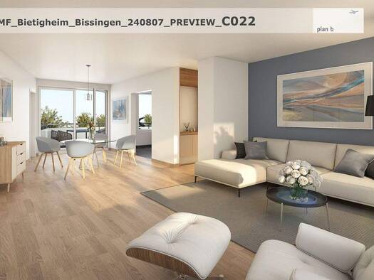 Wohnung zum Kauf 575.000 € 4 Zimmer 107 m² Bissingen Bietigheim-Bissingen 74321