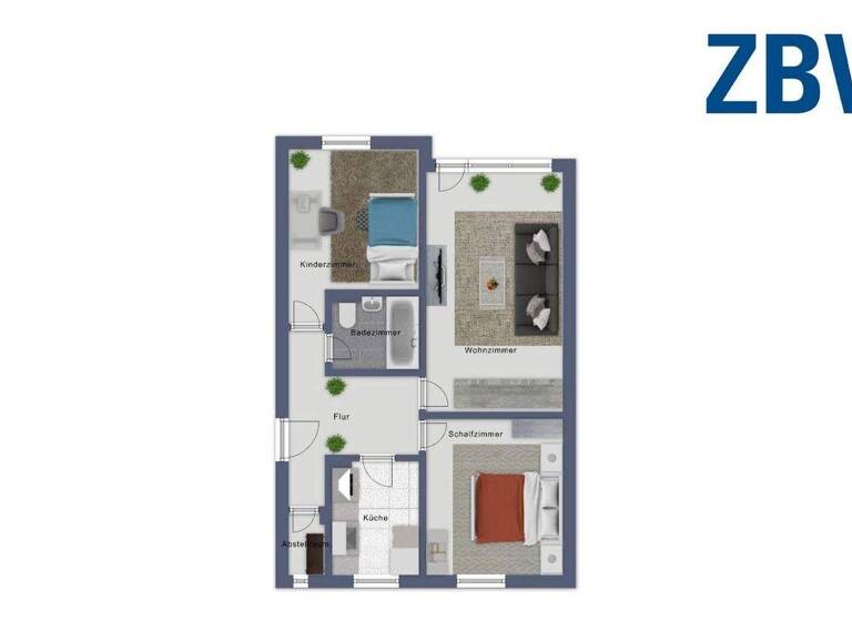 Wohnung zur Miete 1.315 € 4 Zimmer 84,7 m² 2. Geschoss frei ab sofort Kirchseeoner Weg 40 Eglharting Kirchseeon 85614