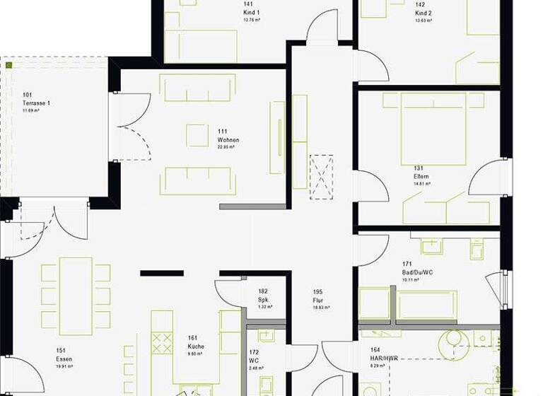 Bungalow zum Kauf provisionsfrei 305.900 € 4,5 Zimmer 140 m² 622 m² Grundstück Beerbach Dietersheim 91463