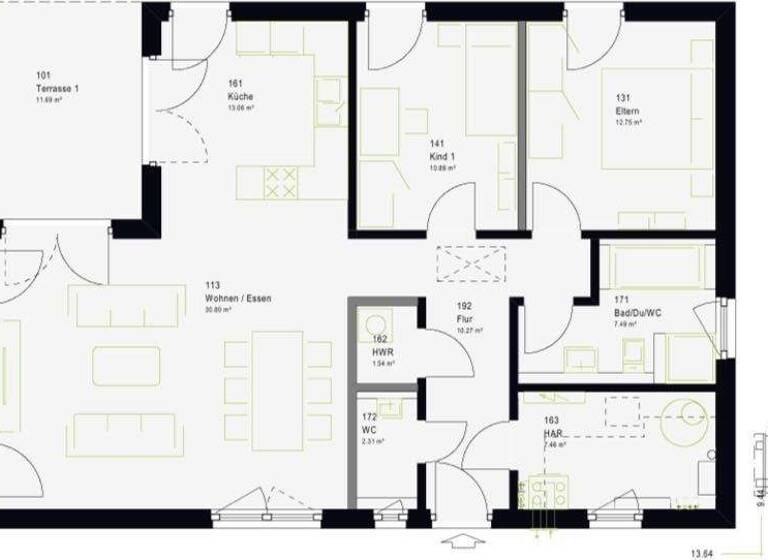Einfamilienhaus zum Kauf provisionsfrei 266.819 € 3 Zimmer 108,3 m² 600 m² Grundstück Heilbad Heiligenstadt Heilbad Heiligenstedt 37308