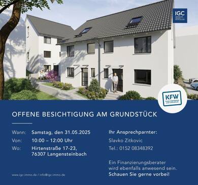Haus zum Kauf provisionsfrei 599.500 € 5 Zimmer 147 m² 194 m² Grundstück Langensteinbach Karlsbad 76307