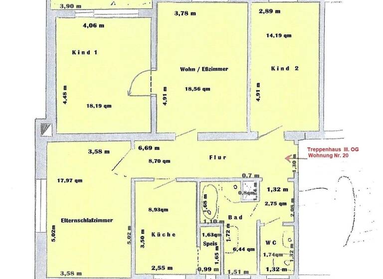 WG-Zimmer zum Kauf 4 Zimmer 104 m² 3. Geschoss frei ab sofort Schnieglinger Str. 92 St Johannis Nürnberg 90419