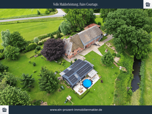 Bauernhaus zum Kauf 929.000 € 15 Zimmer 720 m² 12.000 m² Grundstück Poppenbüll 25836