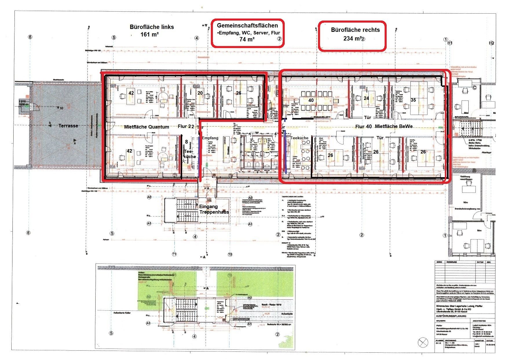 Bürofläche zur Miete 6 Zimmer 308 m²<br/>Bürofläche Lilienthalstr.33 Bettenhausen Kassel 34123