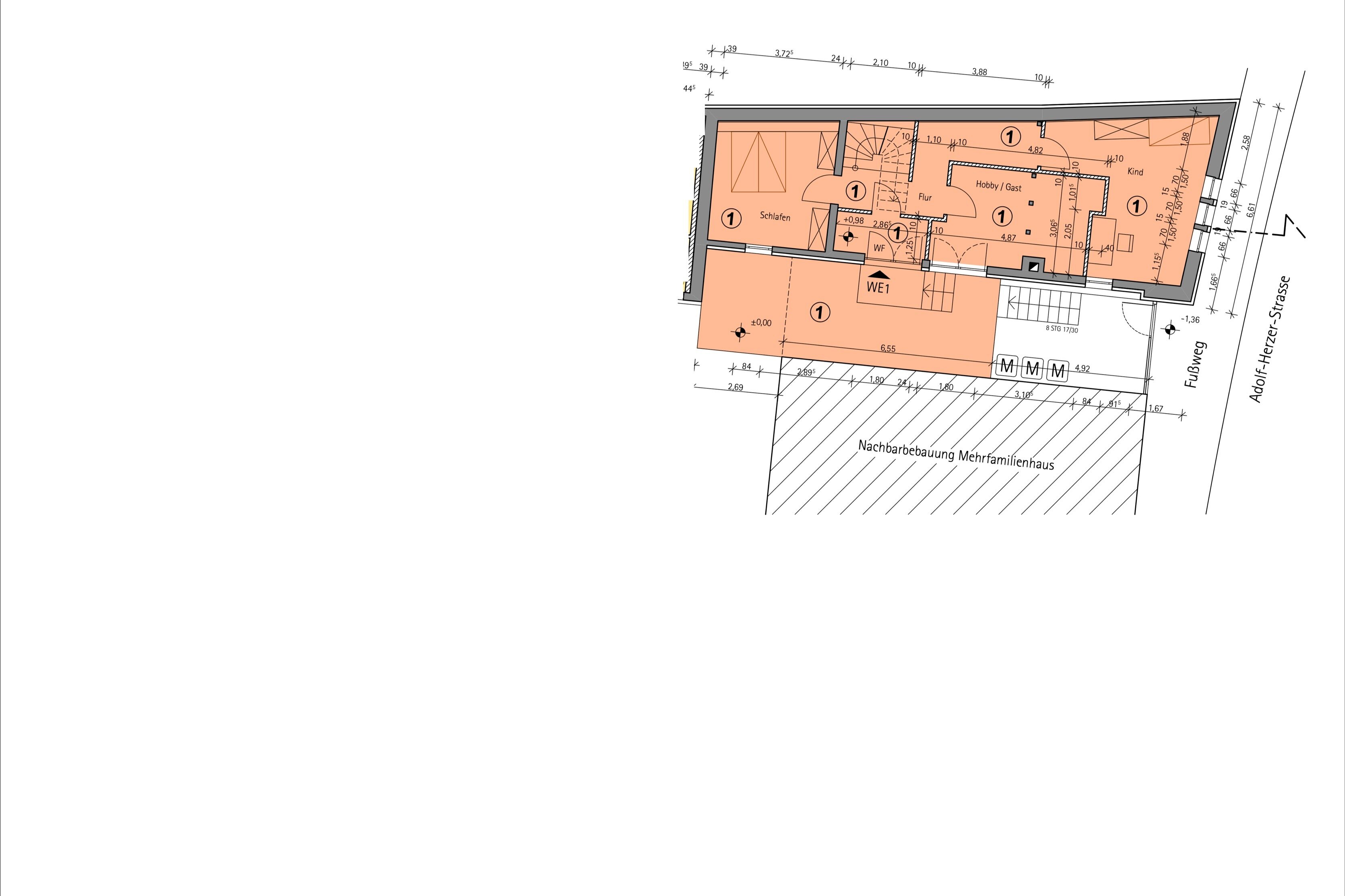 Terrassenwohnung zum Kauf 425.000 € 3 Zimmer 99 m²<br/>Wohnfläche EG<br/>Geschoss Adolf-Herzer Straße 10a Bischleben-Stedten Erfurt 99094