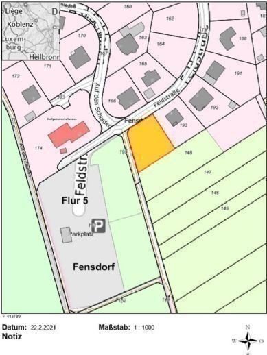 Grundstück zum Kauf provisionsfrei 89.000 € 729 m²<br/>Grundstück Gebhardshain 57580