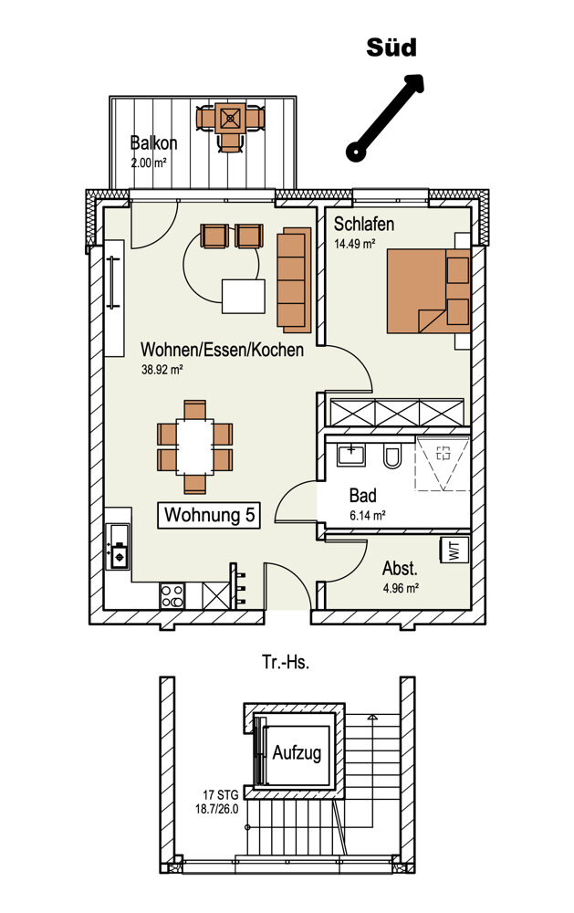 Wohnung zum Kauf 279.500 € 2 Zimmer 67 m²<br/>Wohnfläche Bad Lippspringe 33175