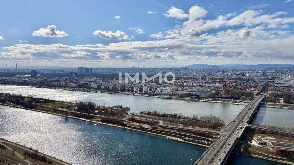 Wohnung zur Miete - Erstbezug 1.599 € 2 Zimmer 49,2 m² 36. Geschoss frei ab 01.11.2026 Wien 1220