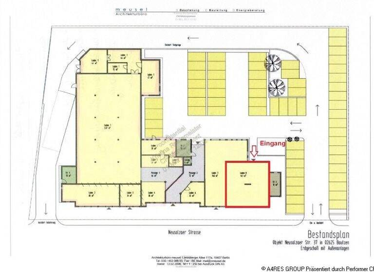 Ladenfläche zur Miete 5,50 € 148,4 m² Verkaufsfläche Neusalzaer Straße 37 Bautzen 02625