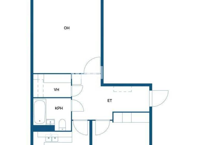 Wohnung zum Kauf 14.900 € 2 Zimmer 54,5 m² 3. Geschoss Maunukselantie 10-12 D 34 Kouvola 45700