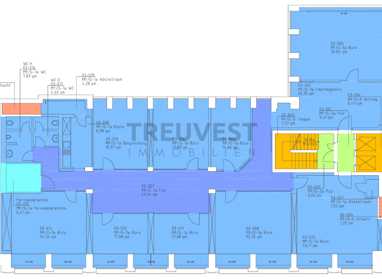 Bürofläche zur Miete provisionsfrei 18 € 363,9 m² Bürofläche teilbar ab 363,9 m² Stadtmitte Düsseldorf 40213