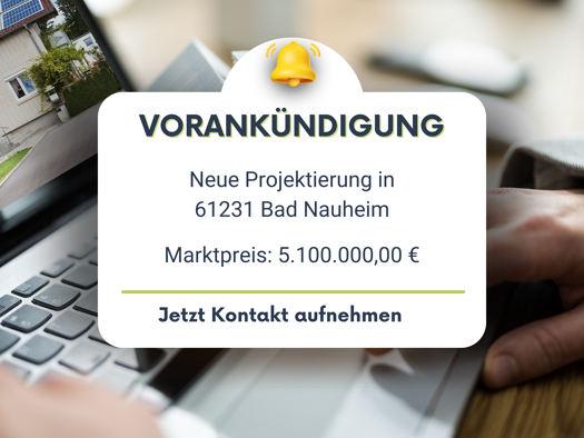 Mehrfamilienhaus zum Kauf als Kapitalanlage geeignet 5.100.000 € 3.660,1 m² 4.143,6 m² Grundstück Bad Nauheim 61231