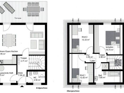 Haus zum Kauf provisionsfrei 706.315 € 5 Zimmer 125 m² 685 m² Grundstück Bützfleth Stade 21683