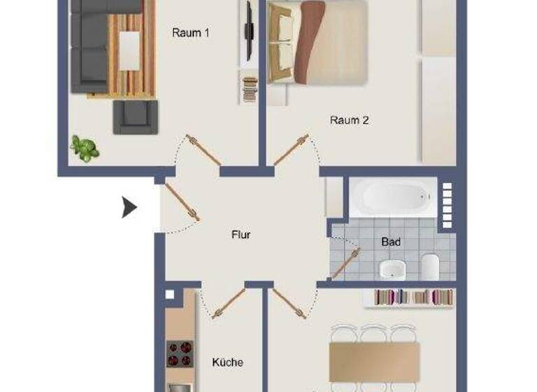 Wohnung zur Miete 795 € 3 Zimmer 68 m² Wöhrd Nürnberg 90489