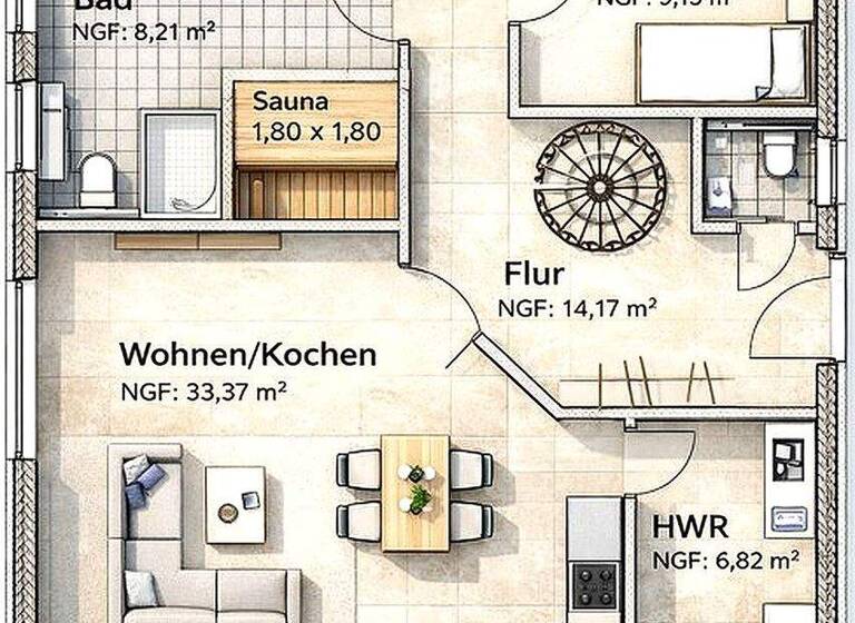 Bungalow zum Kauf - Erstbezug 385.000 € 4 Zimmer 102 m² 700 m² Grundstück Holterfehn Ostrhauderfehn 26842