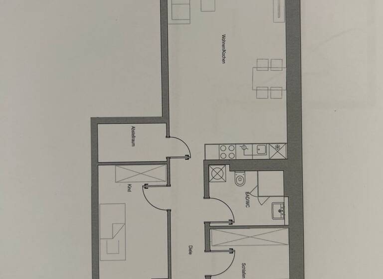 Wohnung zur Miete - Erstbezug 1.635 € 3 Zimmer 81 m² 4. Geschoss frei ab sofort Holbeinstraße 17 Schweinau Nürnberg 90441