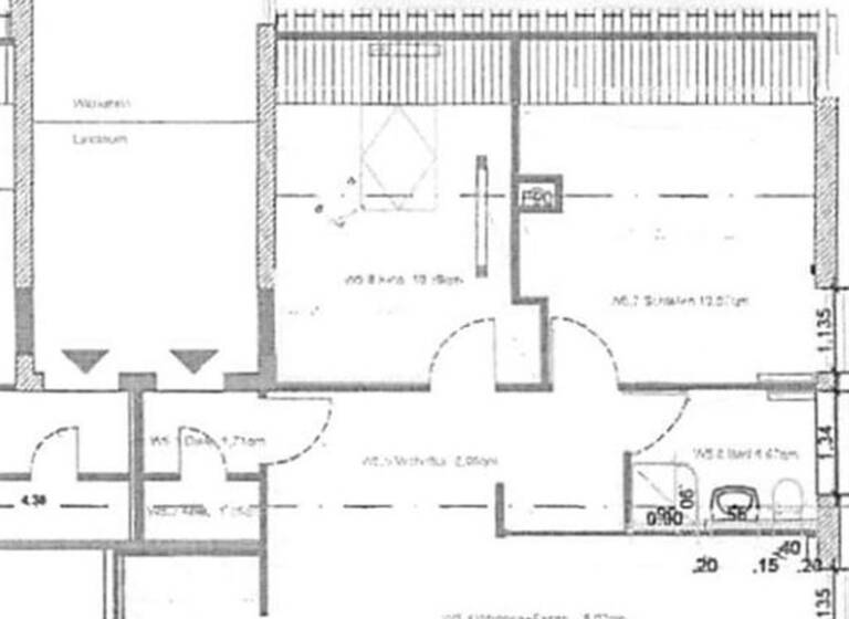 Wohnung zur Miete 639 € 3 Zimmer 71,7 m²<br/>Wohnfläche Dachgeschoss<br/>Geschoss Hadamar Hadamar , Westerw 65589