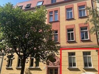 Wohnung zum Kauf provisionsfrei 123.000 € 2 Zimmer 56 m² EG Schönitzstraße 19 Lutherplatz Halle (Saale) 06110