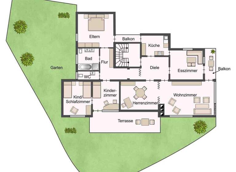 Haus zum Kauf 1.350.000 € 9,5 Zimmer 305 m² 880 m² Grundstück Vaihingen Stuttgart 70563