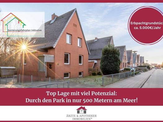 Einfamilienhaus zum Kauf 269.000 € 8 Zimmer 108 m² 439 m² Grundstück Travemünde Lübeck / Travemünde 23570
