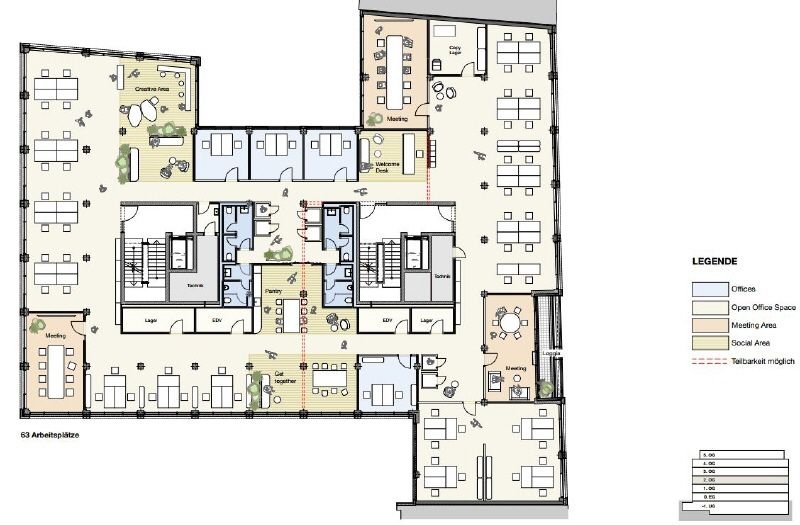 Bürofläche zur Miete provisionsfrei 3.552 m²<br/>Bürofläche ab 518 m²<br/>Teilbarkeit Echarding München 81673