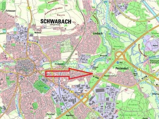 Grundstück zum Kauf 226.200 € 435 m² Grundstück Alte Penzendorfer Straße 62 Schwabach 91126