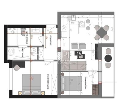 Wohnung zum Kauf 365.000 € 2 Zimmer 68 m² 2. Geschoss Porec center