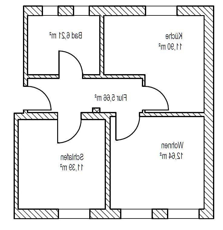 Wohnung zur Miete 350 € 2 Zimmer 46 m²<br/>Wohnfläche 1.<br/>Geschoss ab sofort<br/>Verfügbarkeit Stefan-Simon-Straße 9 Bitterfeld Bitterfeld 06749