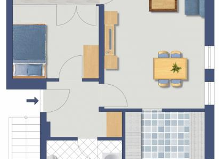 Wohnung zum Kauf provisionsfrei 175.200 € 1,5 Zimmer 57,3 m² Ragazer Straße 43A Reinickendorf Berlin 13407