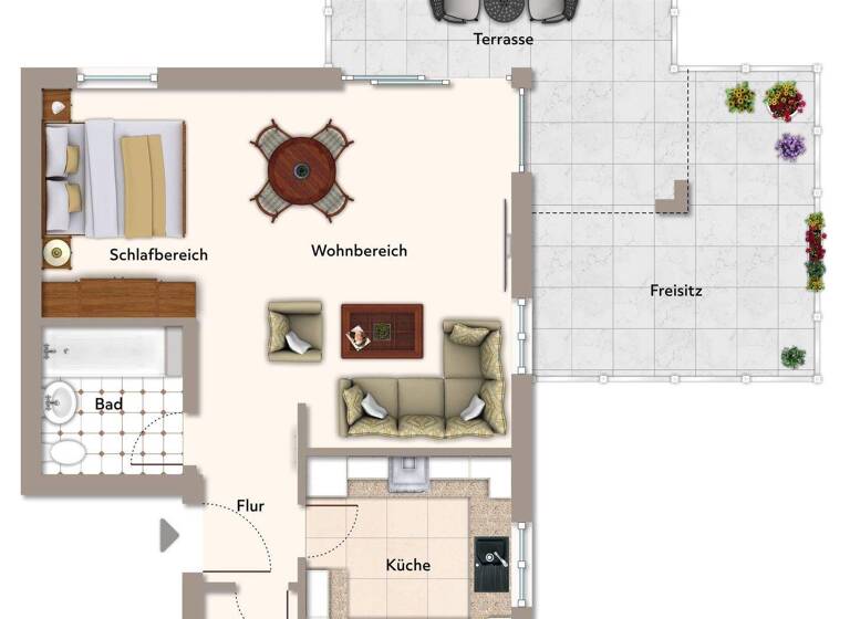 Wohnung zum Kauf 250.000 € 1,5 Zimmer 63 m² frei ab sofort Lichtental Baden-Baden 76534