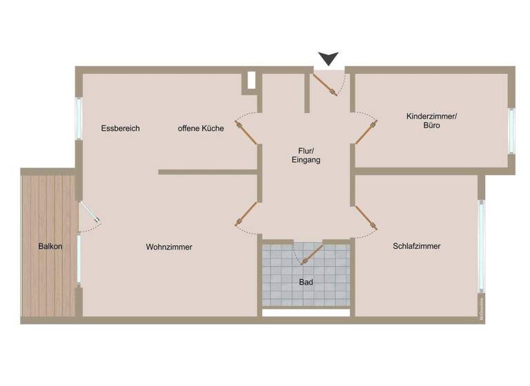 Wohnung zum Kauf 240.000 € 3 Zimmer 78 m² 5. Geschoss frei ab sofort Albrecht-Dürer-Str. 48 Oberasbach 90522