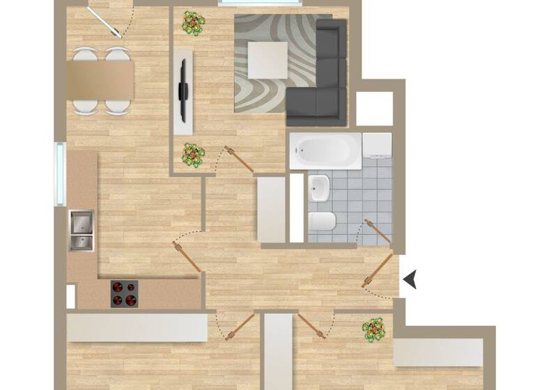 Wohnung zum Kauf 320.000 € 3 Zimmer 70,7 m² Eschborn 65760