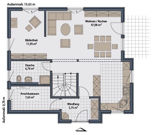 Einfamilienhaus zum Kauf provisionsfrei 545.701 € 5 Zimmer 143 m²<br/>Wohnfläche 530 m²<br/>Grundstück Lichtenhagen Elmenhorst-Lichtenhagen 18107