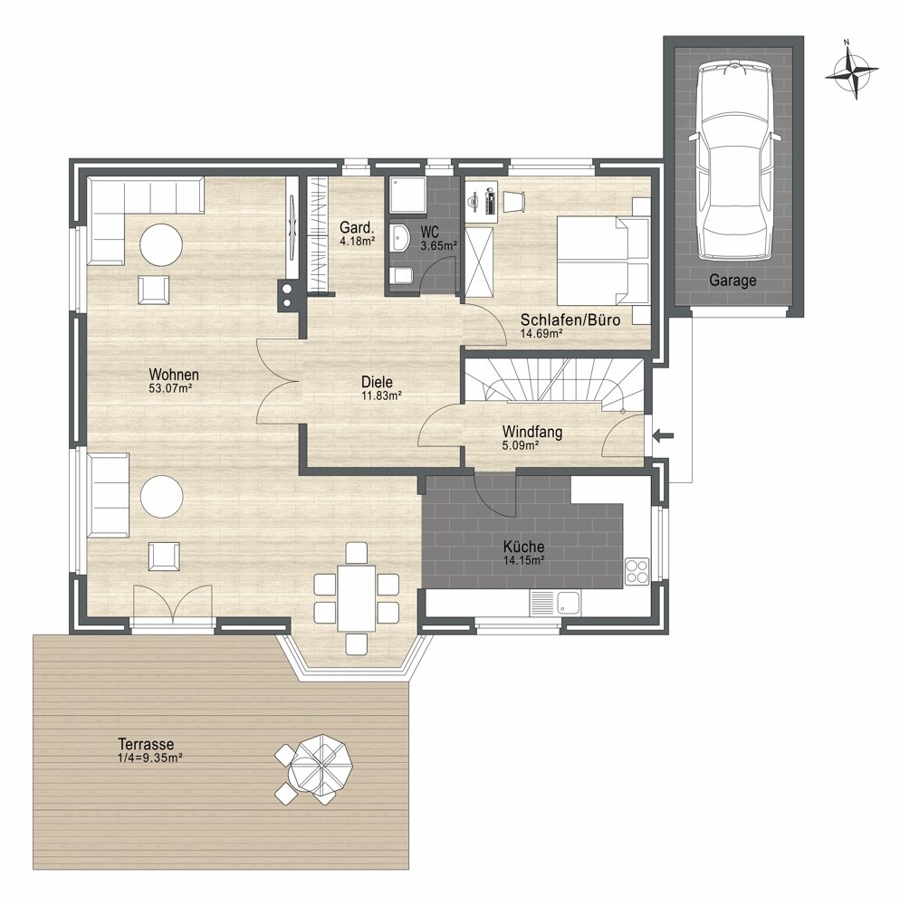 Einfamilienhaus zum Kauf 1.250.000 € 4 Zimmer 167 m²<br/>Wohnfläche 600 m²<br/>Grundstück Volksdorf Hamburg / Volksdorf 22359