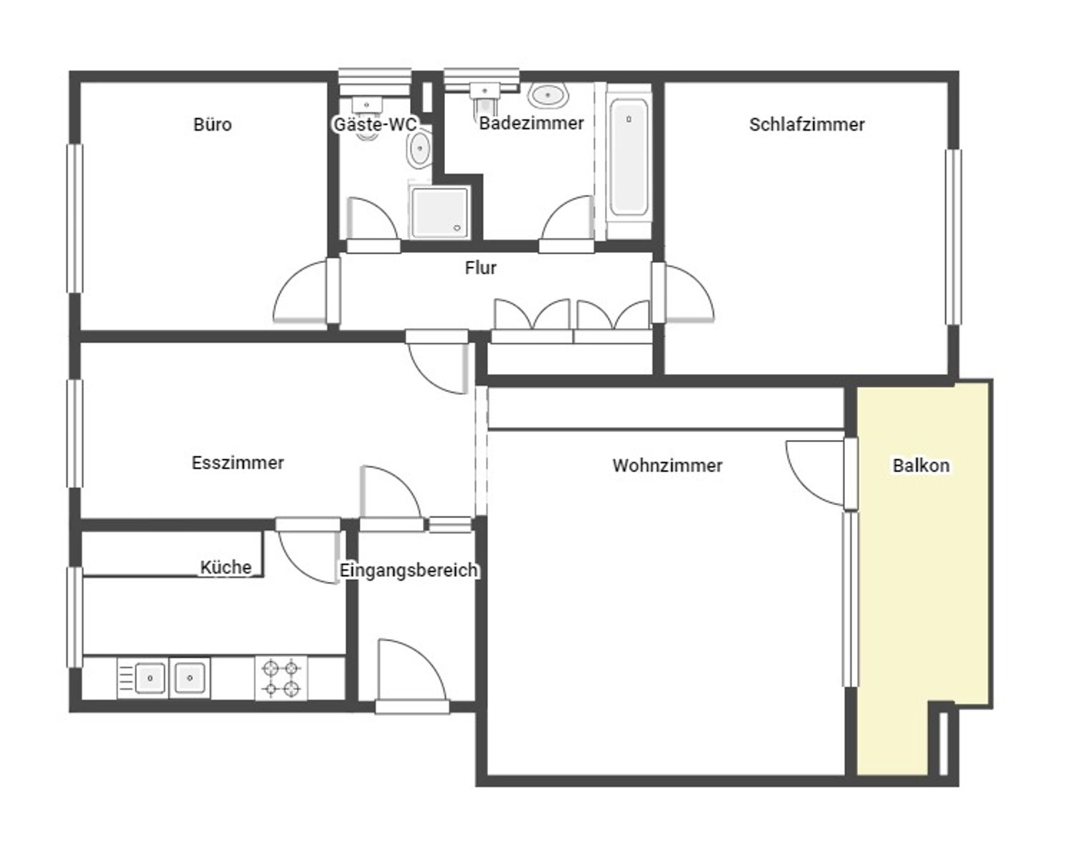 Wohnung zum Kauf 375.000 € 3 Zimmer 88,5 m²<br/>Wohnfläche 3.<br/>Geschoss Berkersheim Frankfurt am Main 60435