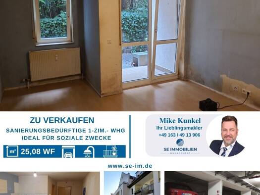 Wohnung zum Kauf 49.900 € 1 Zimmer 25,1 m² 1. Geschoss Eutingen Pforzheim 75181
