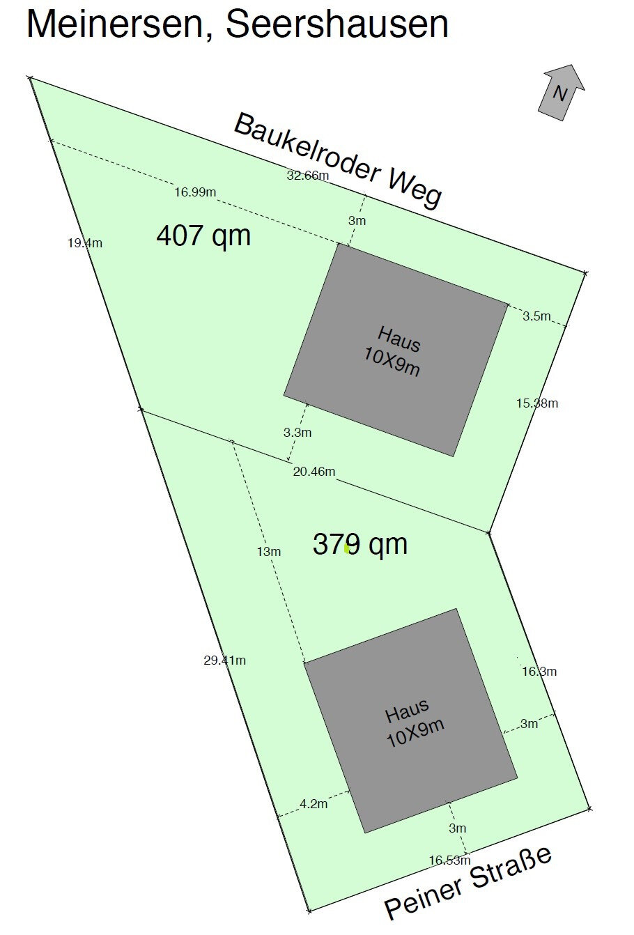 Grundstück zum Kauf 72.000 € 379 m²<br/>Grundstück Seershausen Meinersen 38536