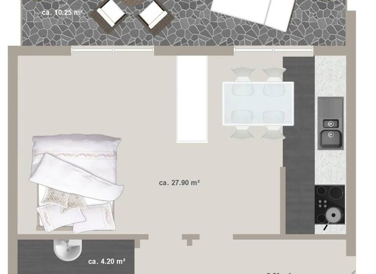 Studio zum Kauf 205.000 € 1 Zimmer 54 m² 1. Geschoss Meran 39012