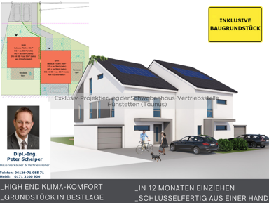 Doppelhaushälfte zum Kauf provisionsfrei 753.000 € 6 Zimmer 201 m² 350 m² Grundstück Igstadt - Mitte Wiesbaden 65207