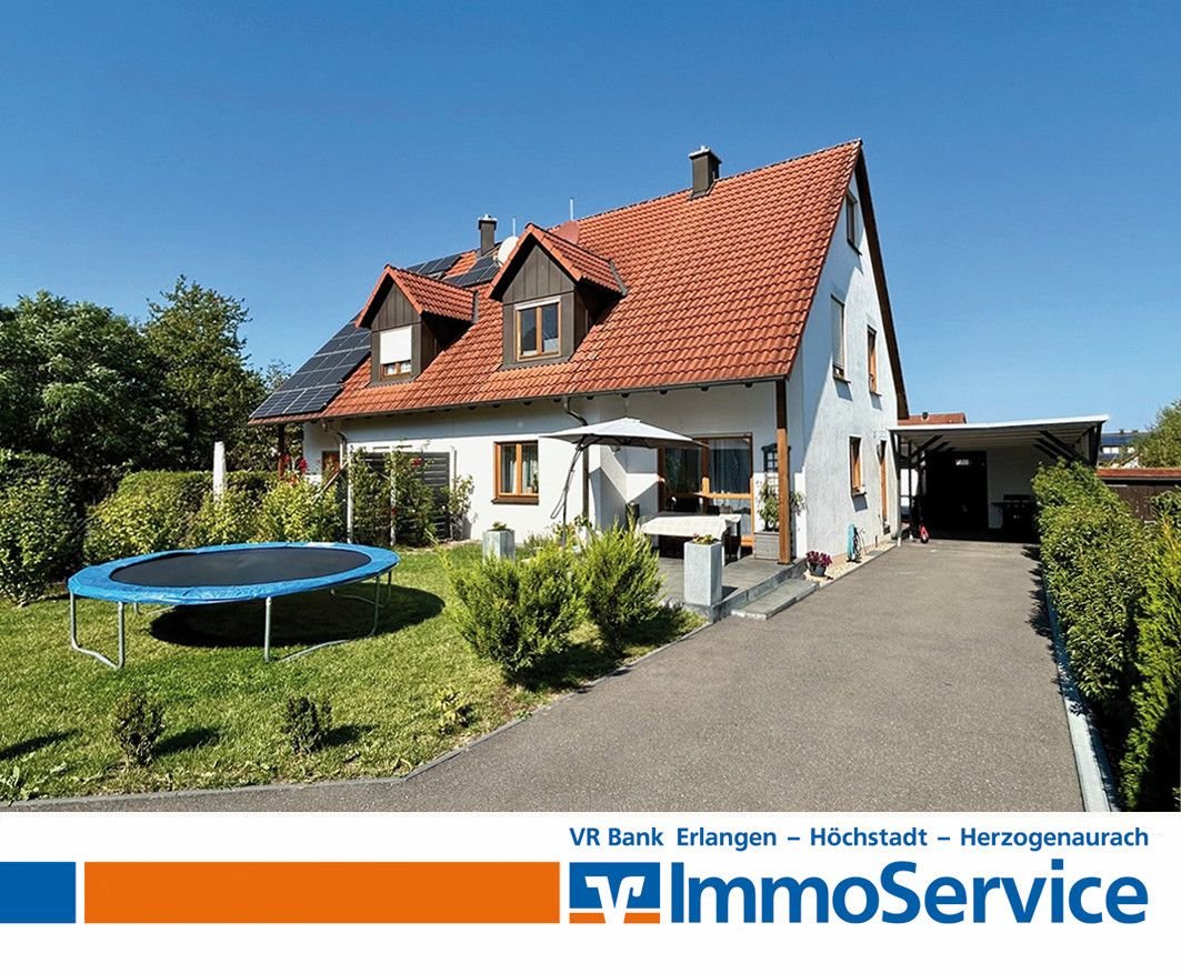 Doppelhaushälfte zum Kauf 499.000 € 5 Zimmer 110 m²<br/>Wohnfläche 343 m²<br/>Grundstück Gremsdorf Gremsdorf 91350