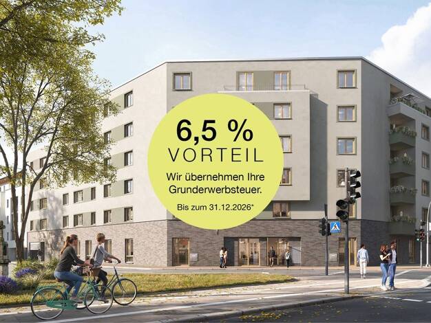 Wohnung zum Kauf - Neubau provisionsfrei 324.352 € 2 Zimmer 51,3 m² 2. Geschoss Nesselrodestr. 4 Niehl Köln 50735