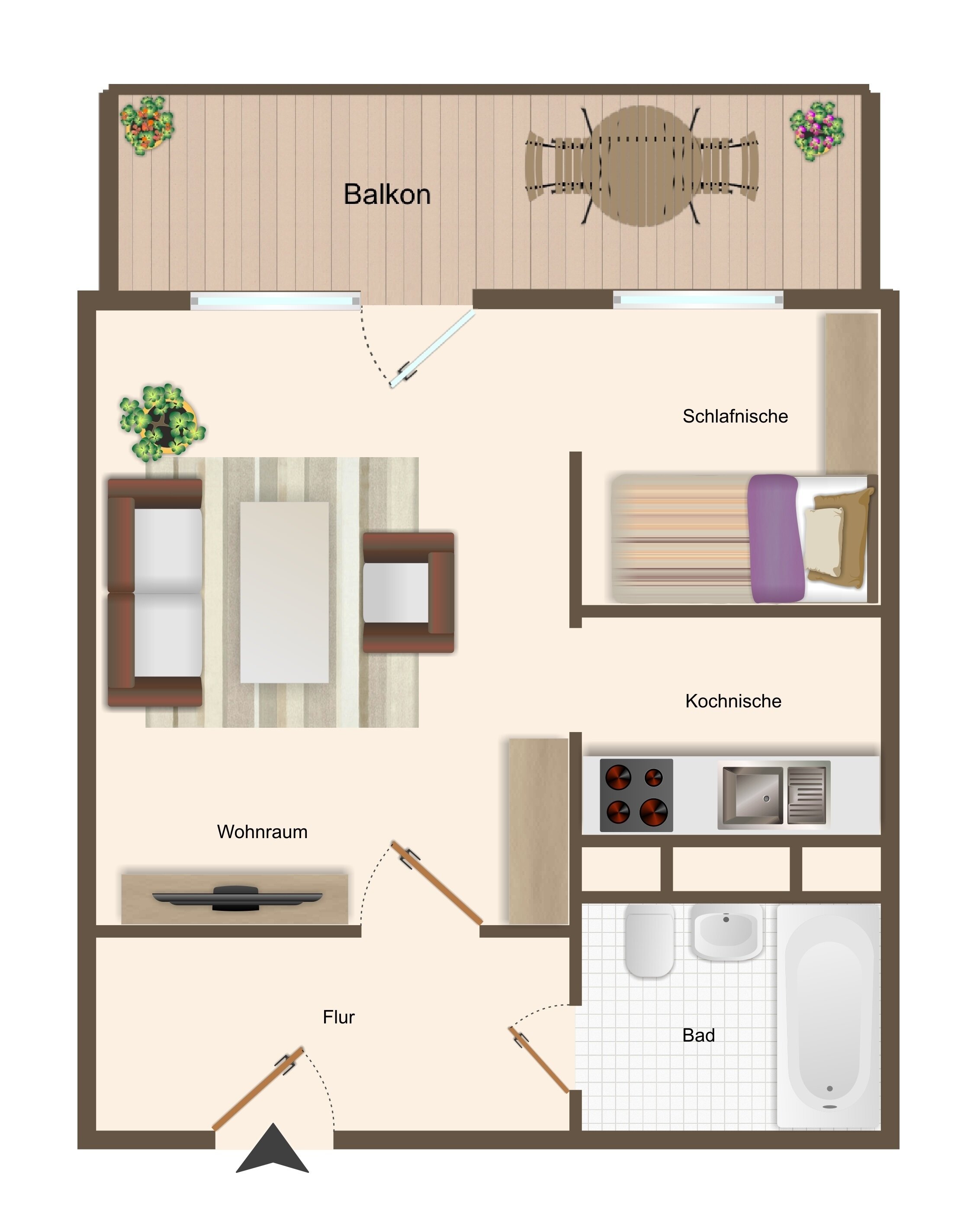 Studio zur Miete 190 € 1 Zimmer 35 m²<br/>Wohnfläche 8.<br/>Geschoss Straße Usti nad Labem 29 Kappel 823 Chemnitz 09119