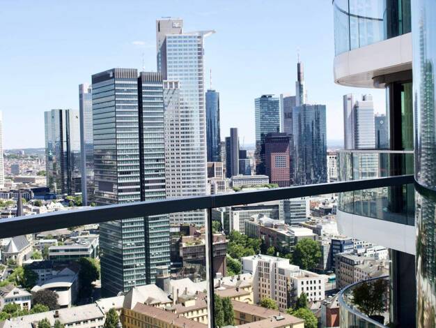 Wohnung zur Miete 3.400 € 3,5 Zimmer 110 m² 29. Geschoss frei ab 01.04.2026 Europa-Allee 2 Gallus Frankfurt am Main 60327