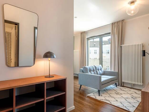 Studio zur Miete 1.279 € 2 Zimmer 34 m² frei ab sofort Braunschweiger Straße 21 Neukölln Berlin 12055