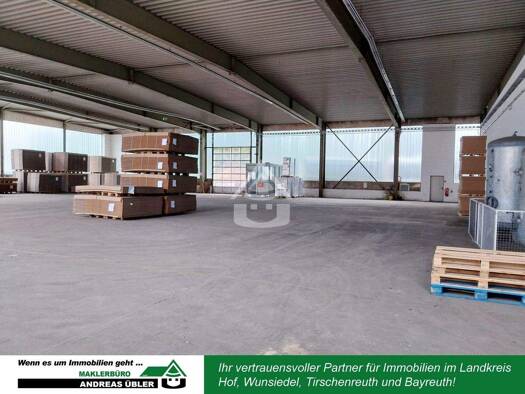 Lagerhalle zur Miete 4.320 € 1.600 m² Lagerfläche Thiersheim Thiersheim 95707