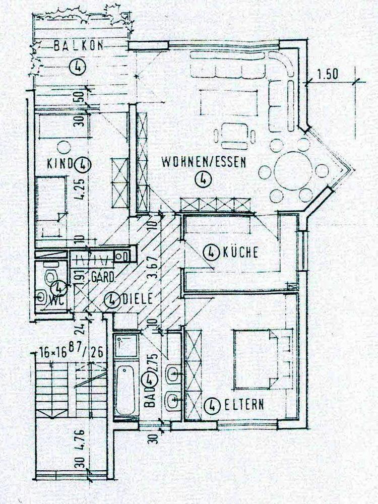 Wohnung zur Miete 930 € 3 Zimmer 84 m²<br/>Wohnfläche 1.<br/>Geschoss Heimsheim 71296