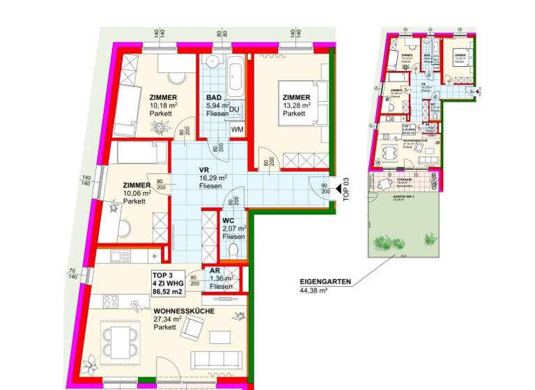 Wohnung zum Kauf 480.000 € 4 Zimmer 86,5 m² Krems an der Donau 3500