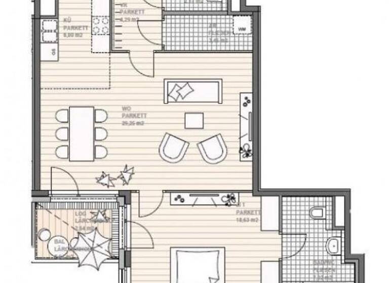 Wohnung zum Kauf 560.000 € 2 Zimmer 72,8 m² 2. Geschoss Wien, Leopoldstadt 1020