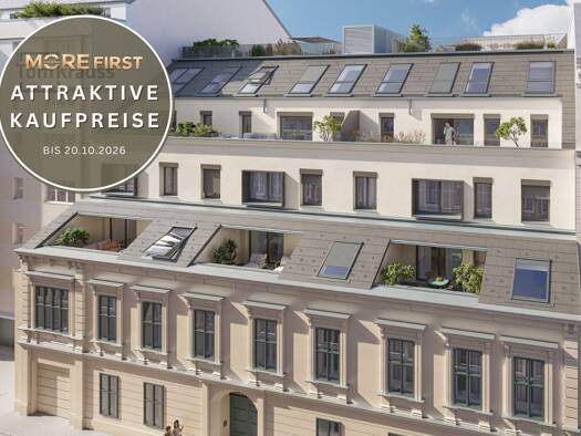 Wohnung zum Kauf - Neubau 4 Zimmer 112,8 m² 4. Geschoss Wien 1020